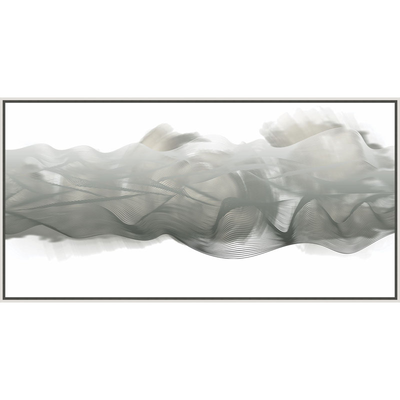 Rippling Sky 1 Framed Print Canvas, 23" H x 44" W x 3" D