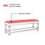  Banc de rangement pour chaussures en bois blanc-111788462