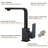 Single-Handle Stainless Steel Deck-Mount Bar Faucet for Prep or Small Sinks-62448492