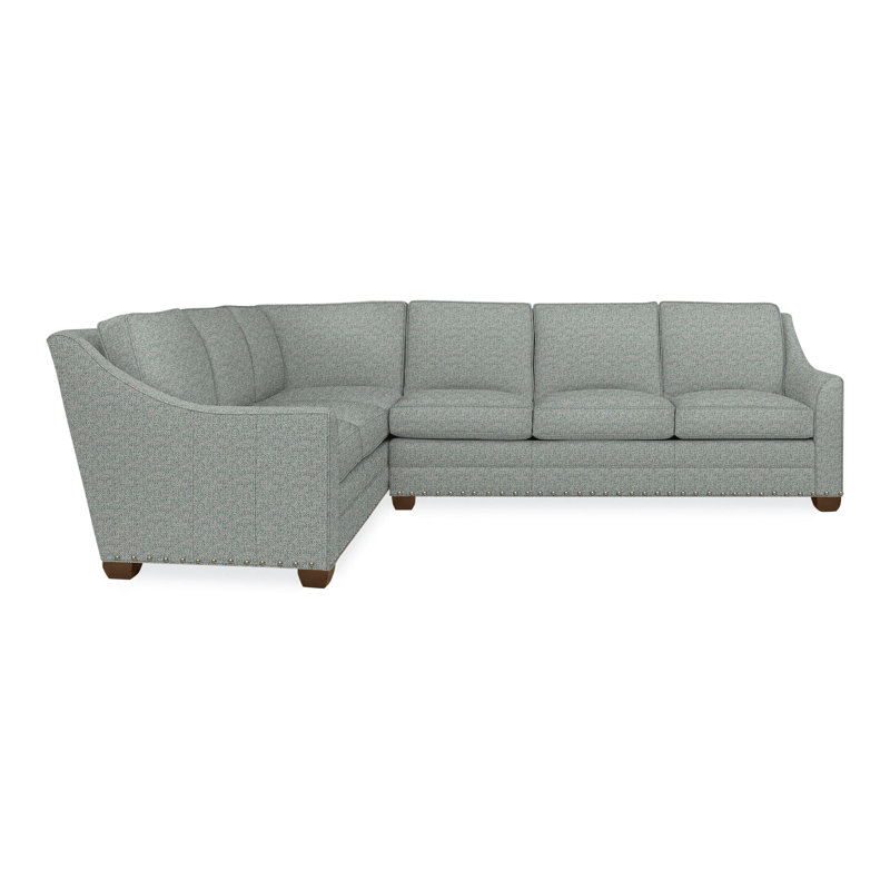 Nicholas Corner Sectional, Tuck Water, Yes, Havana