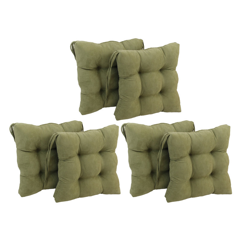 Outdoor 3.5'' Seat Cushion, Sage Green Microfiber