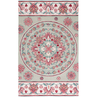 Bellagio Hand Tufted Wool Floral Rug
