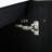 Bathroom Vanity - 24 Inch Black Chestnut With Chic Appearance And Spacious Storage Sleek Functional Drawers