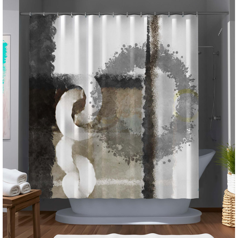Abstract Shower Curtain