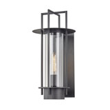 Carroll Park - Wall Sconce - Bronze - Clear Glass