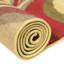 Tapis contemporain Samiyah de couleur beige tourbillonnant-658144154