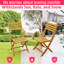  Ensemble de 2 chaises pliantes Anya