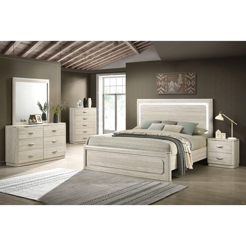 1Pc Nightstand English Dovetail Drawers Stainless Steel Finger