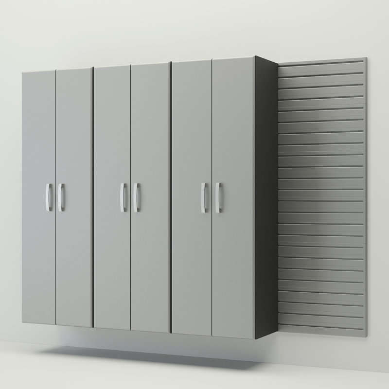Ensemble de rangement haut 3 pièces Deluxe, argent