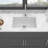 Quartz Kitchen Sink - 28"X19"X9.65" White Granite Composite Workstation Undermount Kitchen Sink-126235835