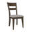 Reber Upholstered Slat Back Side Chair