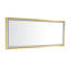 Miroir de salle de bain 84 po x 48 po à DEL, cadre en aluminium, capacité de brouillard, 3 couleurs, gradation continue, fixation murale, miroir doré brossé de 84 po avec brouillard en alliage de 48 po, options de couleurs, étincelle-1011611422