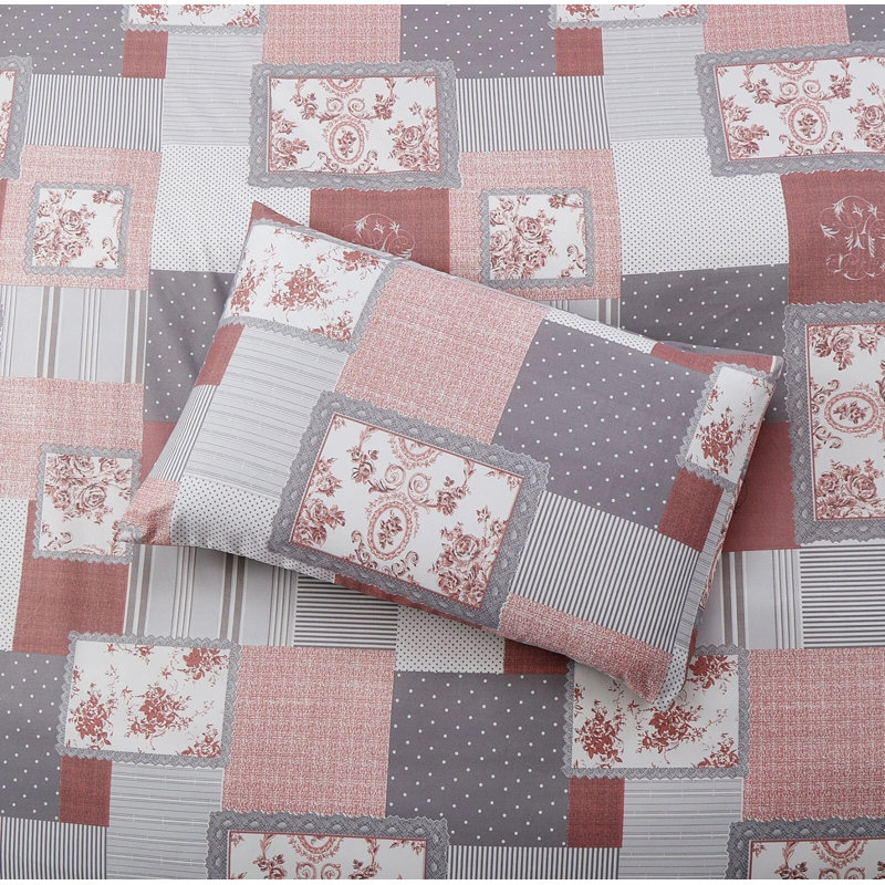 Cotton Duvet Cover Set, Single Duvet Cover  + 2 Standard Pillowcases