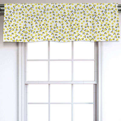 Sateen Ruffled Window Valance
