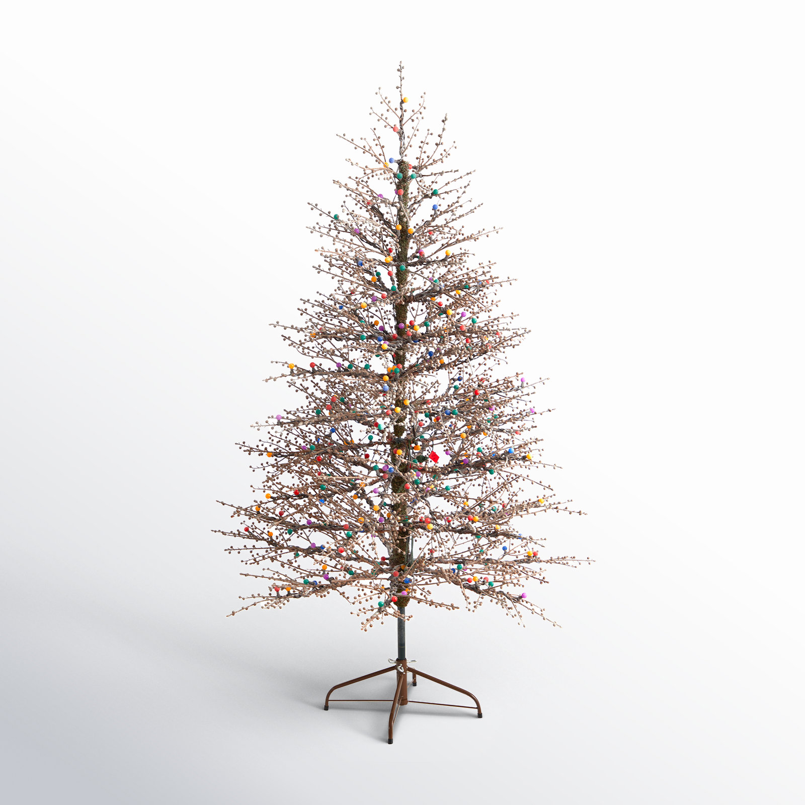 Lighted Artificial Christmas Tree, 6' H