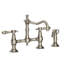 Chesterfield Kitchen Bridge Faucet with Side Spray-66173235-104187786