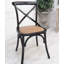 Arnulfo Cross Back Dining Chair, Hand-Finished Distressed Design, Stylish and Comfortable Seating for Any Room-123105669-109848230