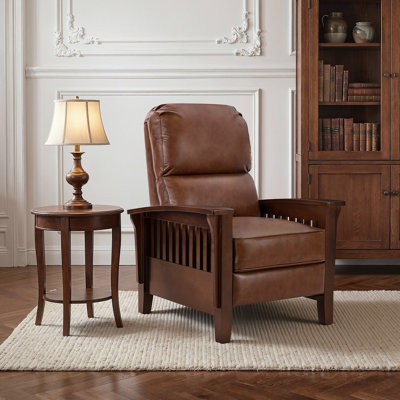 Harber Top Grain Genuine Leather Recliner