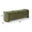 Banc de rangement rembourré en chenille 60 po Modern-1730296714