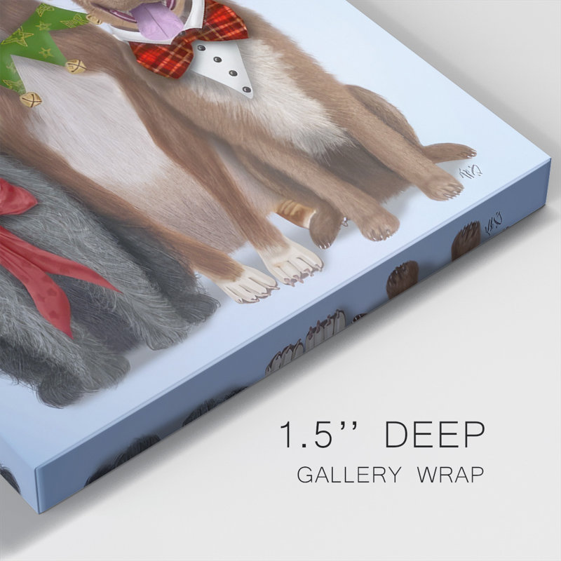 Fêtes de Noël, H 18 po x l 12 po x P 1,5 po