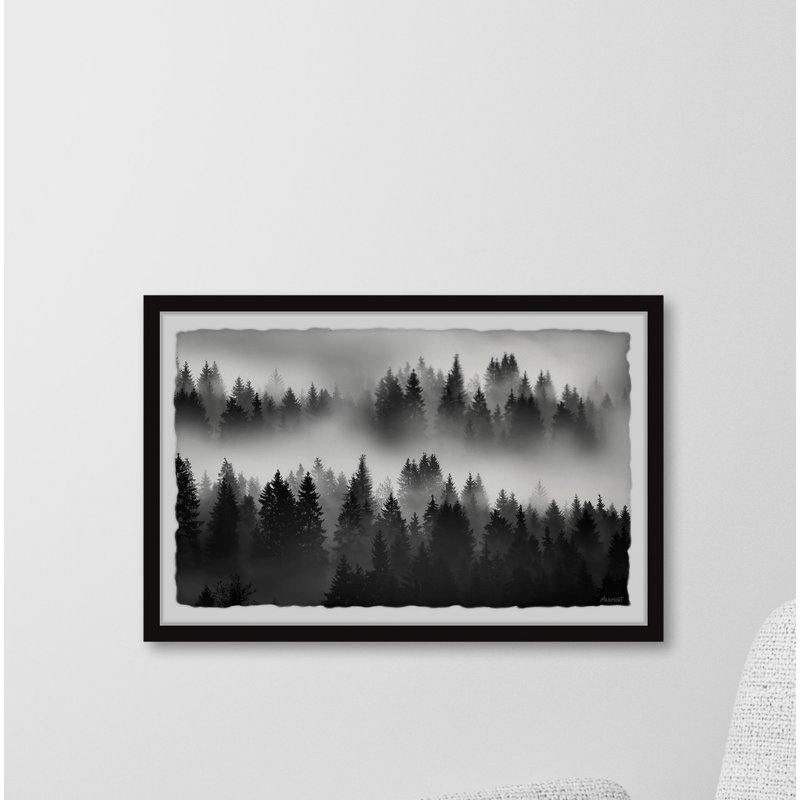 The Fog Always Lifts - Single Picture Frame Print, 38cm H x 45cm W x 3.81cm D