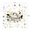 Elegant with Metalic Snowflakes Christmas Wall Sticker-448745586