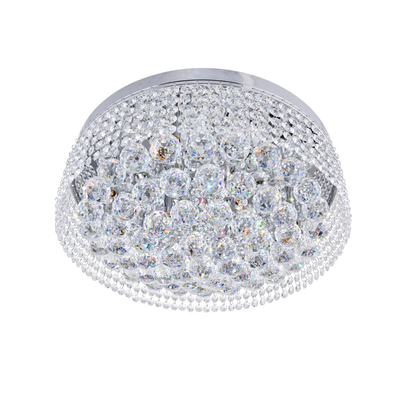 Plafonnier encastré 8 lumières de 18 po unique/statement Schramm