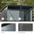 5Ft X 3Ft Outdoor Metal Storage Shed Transparent Plate-118091657