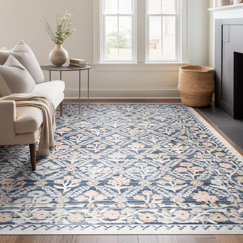 Tapis en polyester Alyssa, Rectangulaire 8 pi x 10 pi