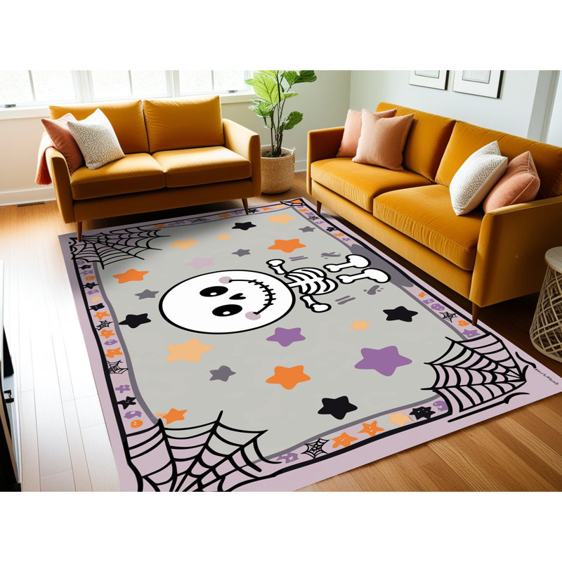 Tapis de Noël Hillsman, Rectangulaire 7 pi x 10 pi