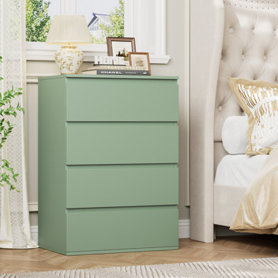 Cassilis 23.6" W 4-Drawer Dresser, Wood Storage Nightstand