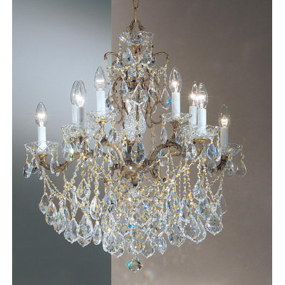 Madrid Imperial 10 - Light Dimmable Tiered Chandelier
