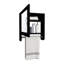 Armoire à pharmacie blanche à miroir avec porte-serviettes, H 19,7 po et l 17,7 po, deux tablettes intérieures pour la cuisine de la salle de bain, armoire simple avec rangement X, blanc, étagère incluse et unité compacte