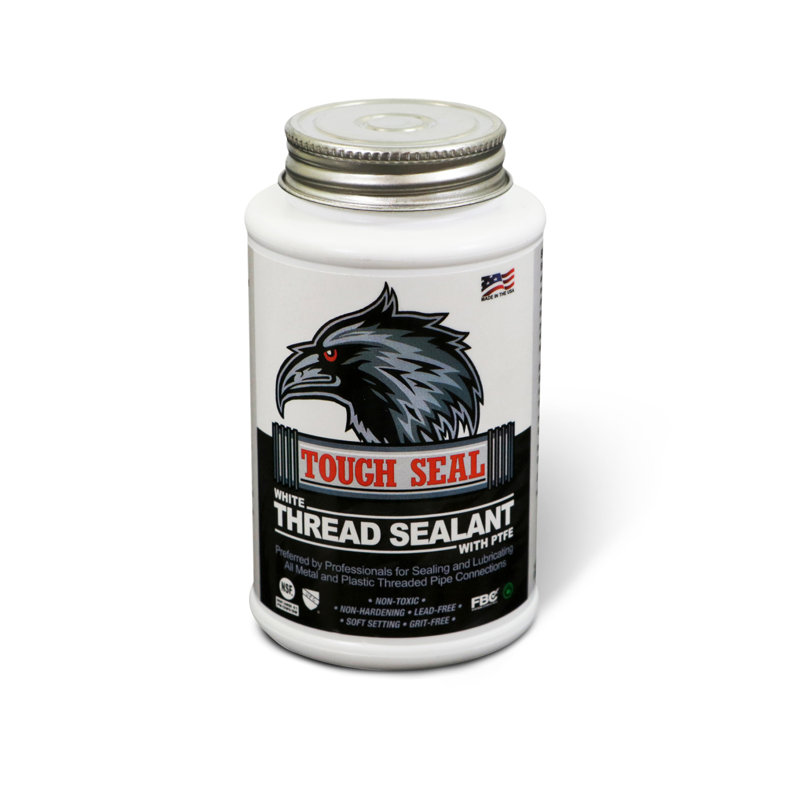 SUPPLYGIANT White PTFE Thread Sealant 8 oz Pipe Thread Compound Heavy Duty