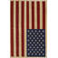 Tapis rouge contemporain en laine tissé à plat Maya Dazzling Usa