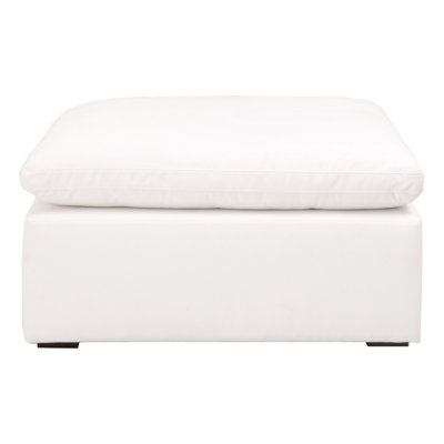 Repose-pieds carré en faux cuir 39,5 po Plattsmouth