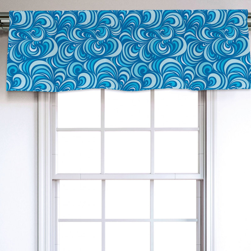 Sateen Ruffled Window Valance