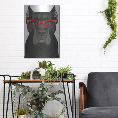 " Cane Corso Wearing Hipster Glasses " by Furbaby Affiliates