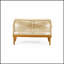 Ensemble de conversation avec causeuse, table basse et 2 fauteuils club pour la détente élégante Annisa