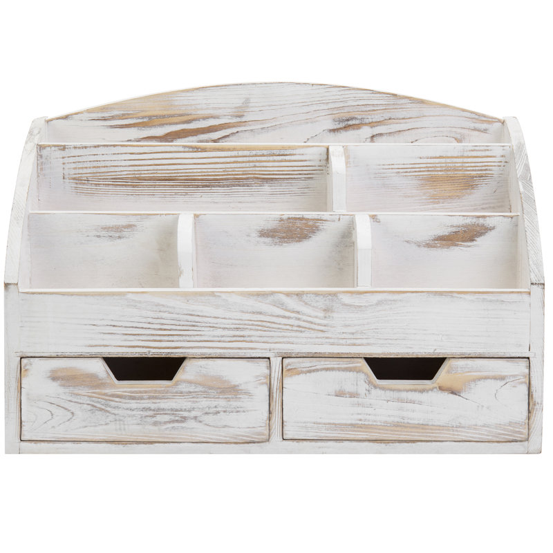 Harlequin Wood Desk Organiser with Drawers