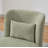 25.2"W Chenille 360°Swivel ArmlessChair with Pillow,Metal Base-255887737