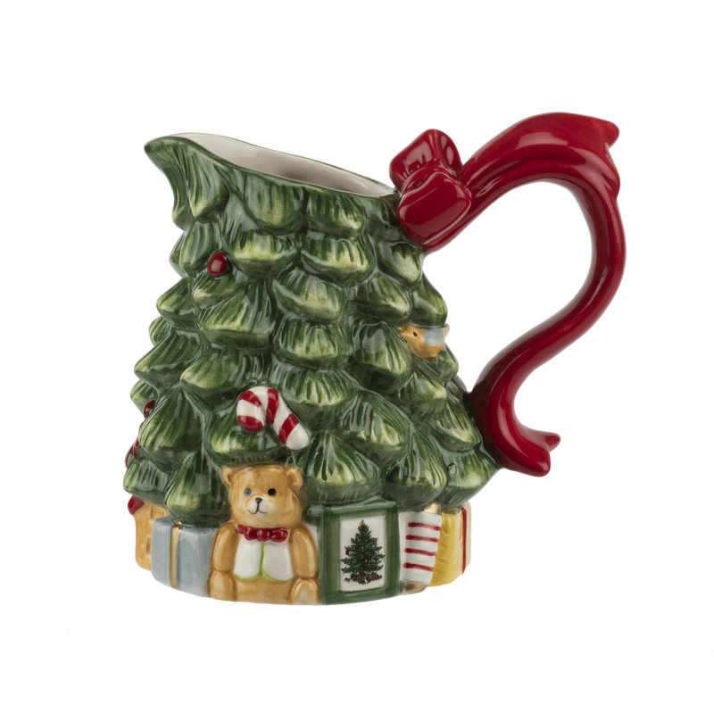 Spode Christmas Tree Tree Cream & Sugar Bowl Set