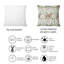 Coussin décoratif rétro à motif de fleurs roses rustiques-1318453978