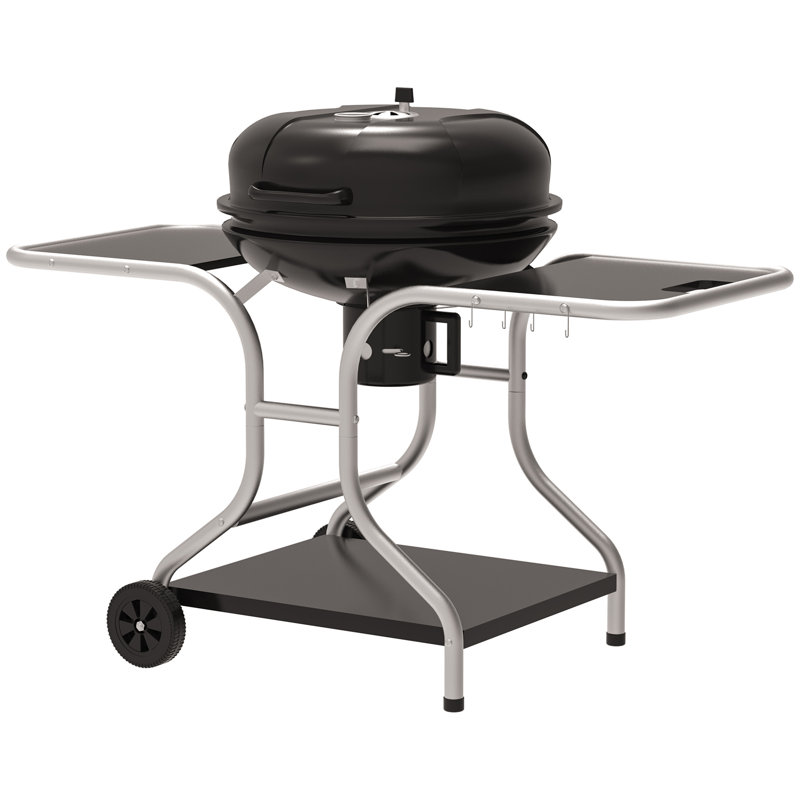 Dakota Fields Auraya 126cm W Kettle Charcoal Grill