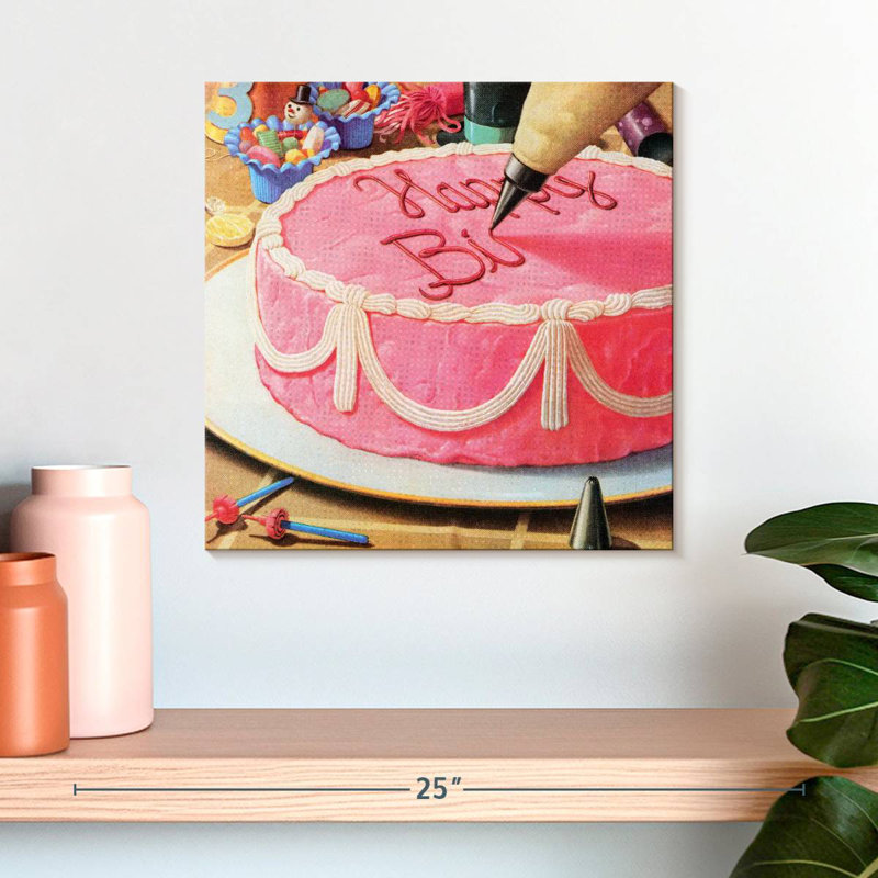 Yarlin Birthday Cake, 16" H x 16" W