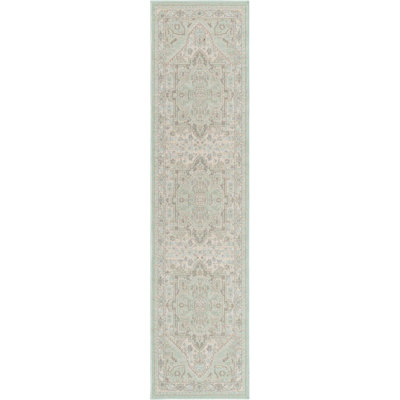 Tapis oriental menthe Shauntra