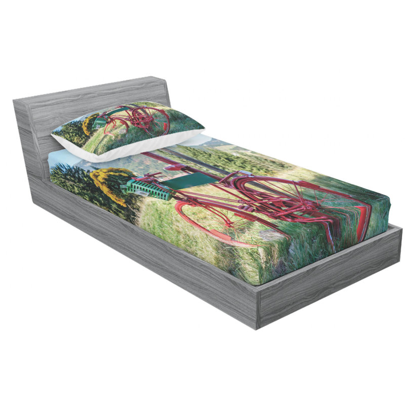 Microfiber Sheet Set, Twin Sheet Set + Fitted Sheet + 1 Pillowcase