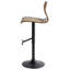 Swivel Upholstered Adjustable Height Counter Stool-525551181-525551183