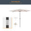 Parasol de marché rectangulaire 120 po x 78 po Dopico-2026650503