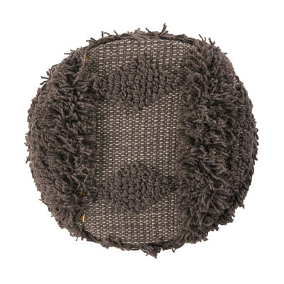 HANDCRAFTED WOOL & COTTON 16 X 16 FOOT STOOL